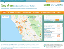 Tablet Screenshot of bayareabioidenticalhormonedoctors.com